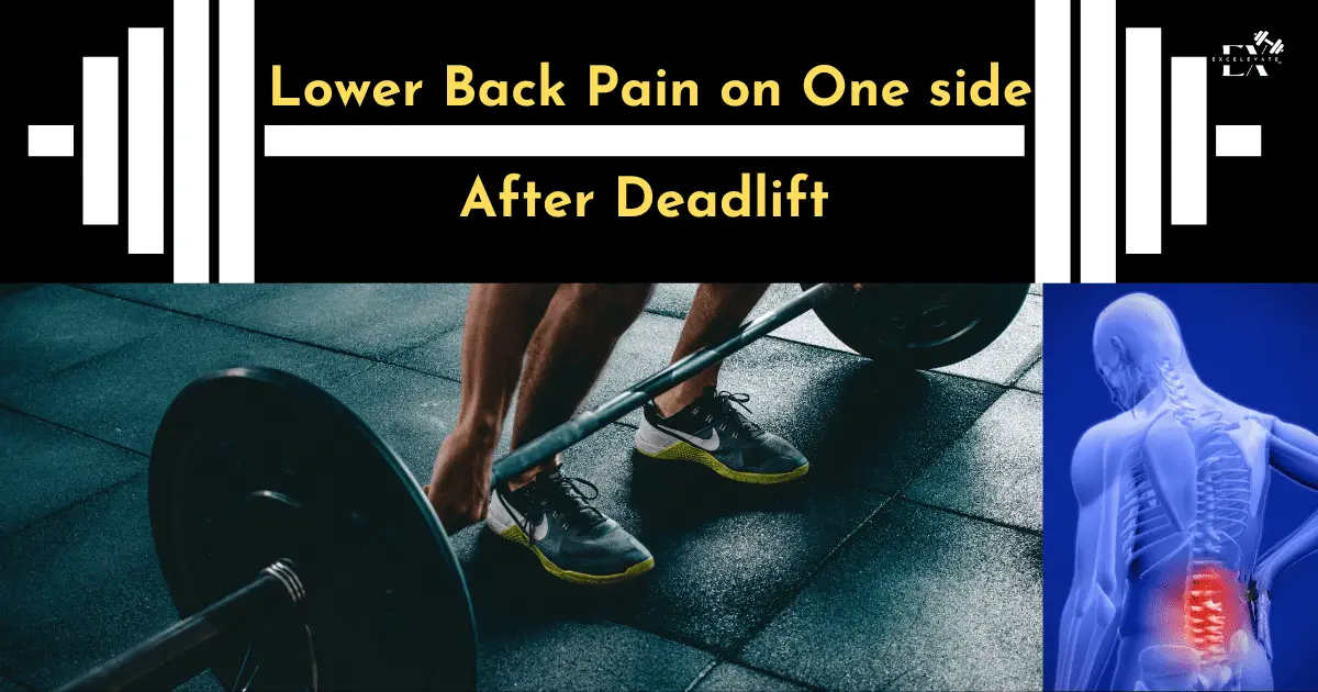 deadlift with lower back pain on one side